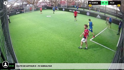 Faute de Arthur D - Fc Gibraltar