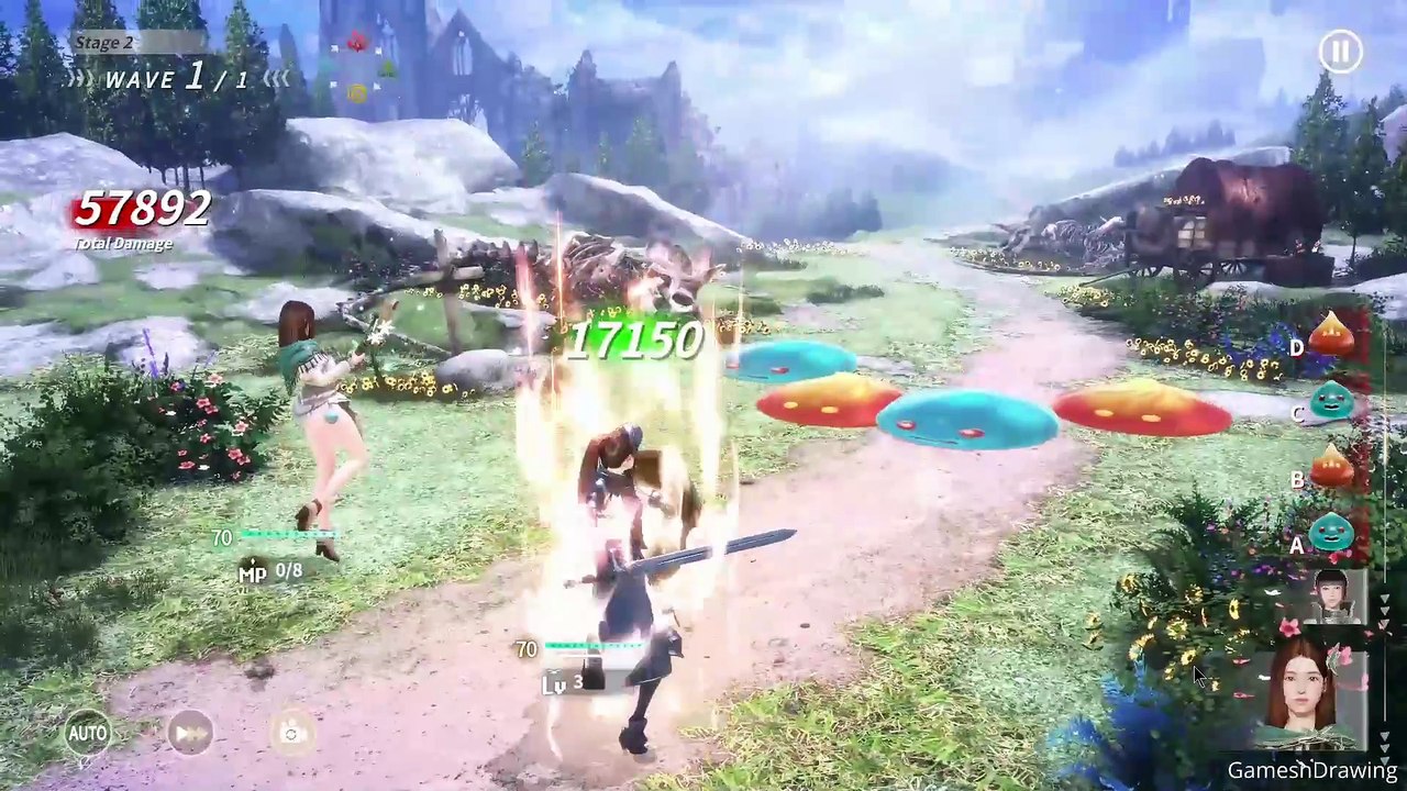 ライズオブエロス Rise of Eros Rise of Heroes Magic and Shield Gameplay No Commentary