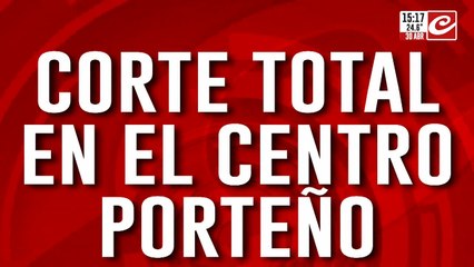 Corte total en el centro porteño: la CGT y organizaciones sociales marchan por el día del Trabajador