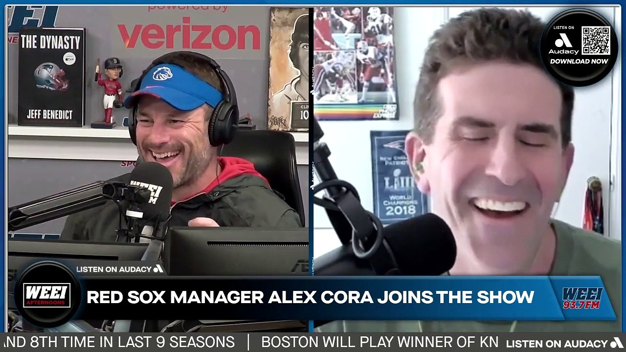 WEEI Afternoons: Alex Cora grades the Red Sox season a quarter of the way through