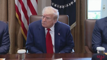 Trump Takes Tough Question on Stock Market, Points Finger at Biden