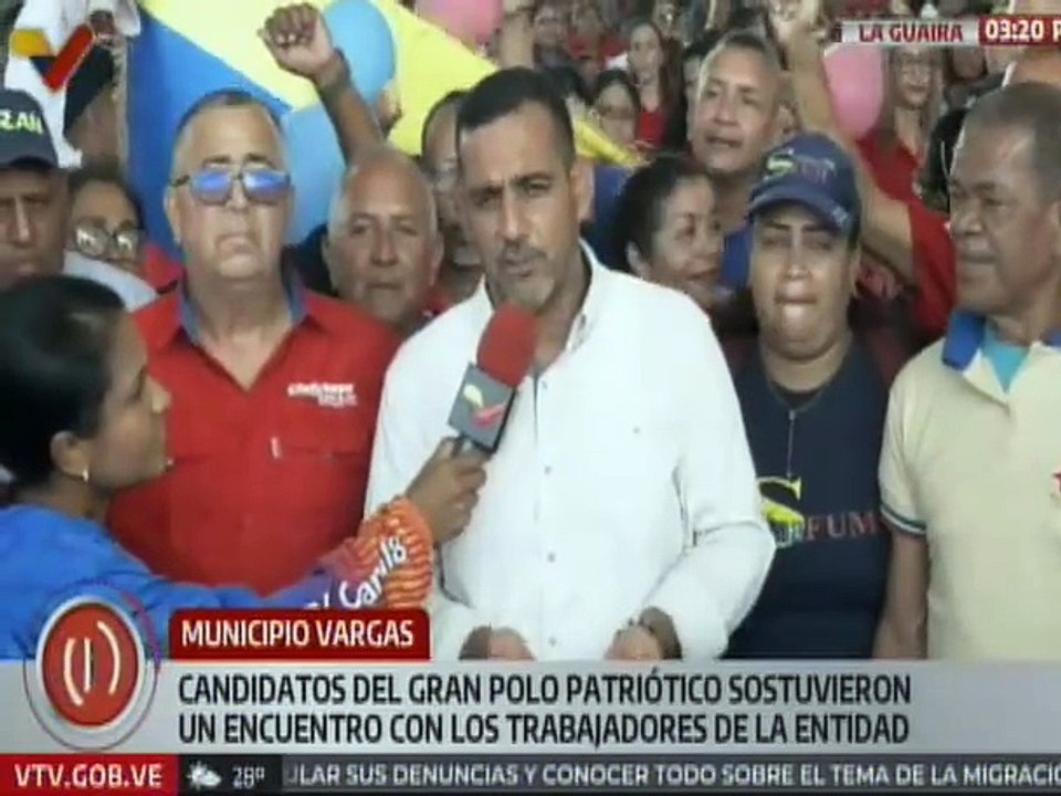 José Alejandro Terán: Le agradezco a la fuerza trabajadora por su firme compromiso con La Guaira