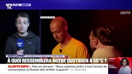 "Ce n'est pas de la fiction": dans sa nouvelle émission, Hugo Clément montre à quoi ressemblera notre quotidien sous 50°C