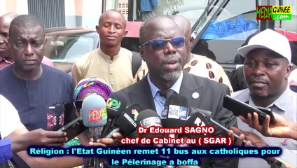 Religion : l’État guinéen remet 11 bus aux catholiques pour le pèlerinage Boffa 2025 A la une