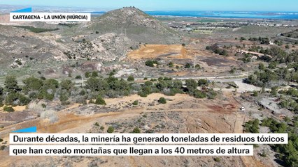 Así se ven los depósitos de residuos en Cartagena- La Unión, Múrcia