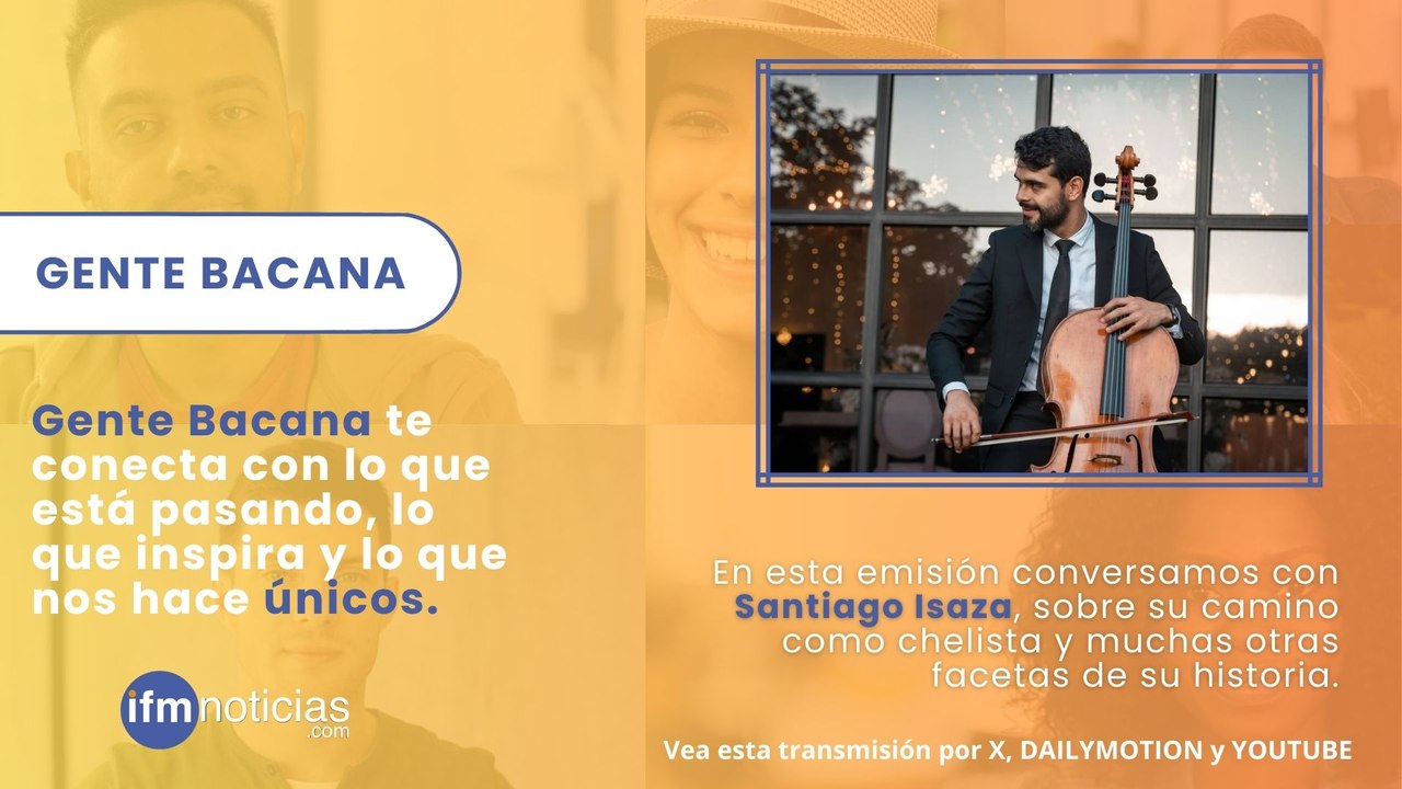 (GENTE BACANA) Santiago Isaza: El chelista que transforma eventos corporativos con elegancia y emoción