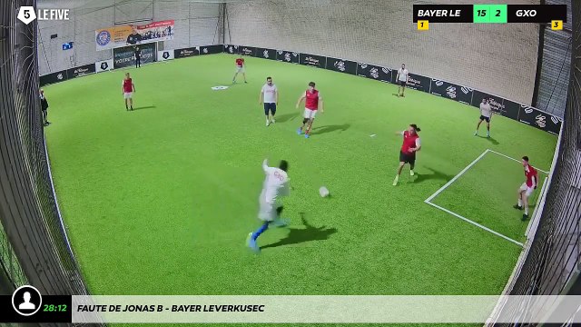 Faute de Jonas B - Bayer Leverkusec