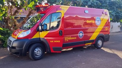 Homem cai enquanto podava árvore na Rua Cajueiro