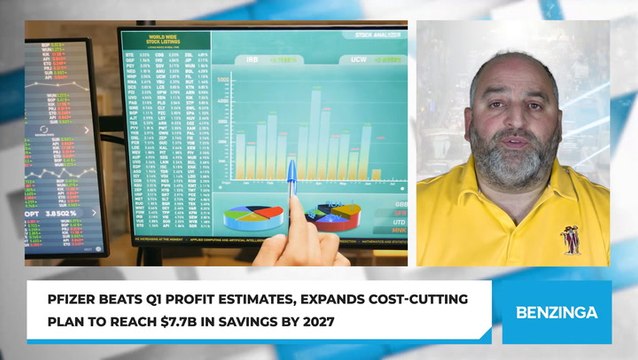Pfizer Beats Q1 Profit Estimates, Expands Cost-Cutting Plan to Reach $7.7B in Savings by 2027