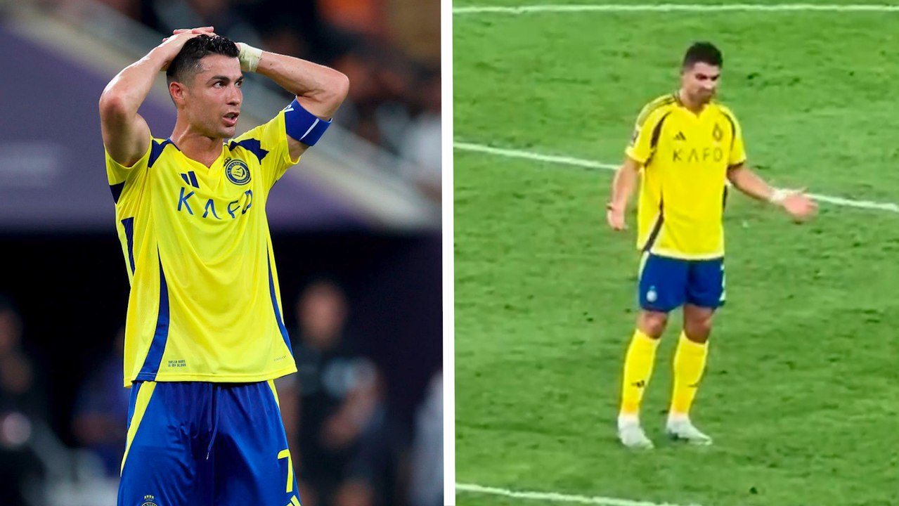 Cristiano Ronaldo se lamenta al quedar eliminado de la AFC Champions con Al-Nassr
