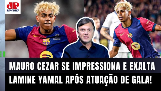 É GENIAL! ABSURDO! CHAMA MUITA ATENÇÃO como o Lamine Yamal... Mauro Cezar | Barcelona 3 x 3 Inter