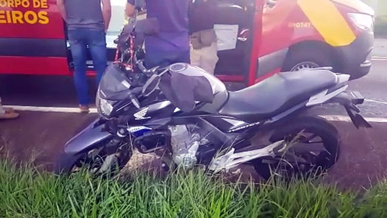 Motociclista fica ferido em acidente na rodovia BR-369