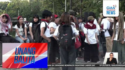 Kilos-protesta para sa dagdag na sahod, isasagawa sa Liwasang Bonifacio ngayong Labor Day | Unang Balita