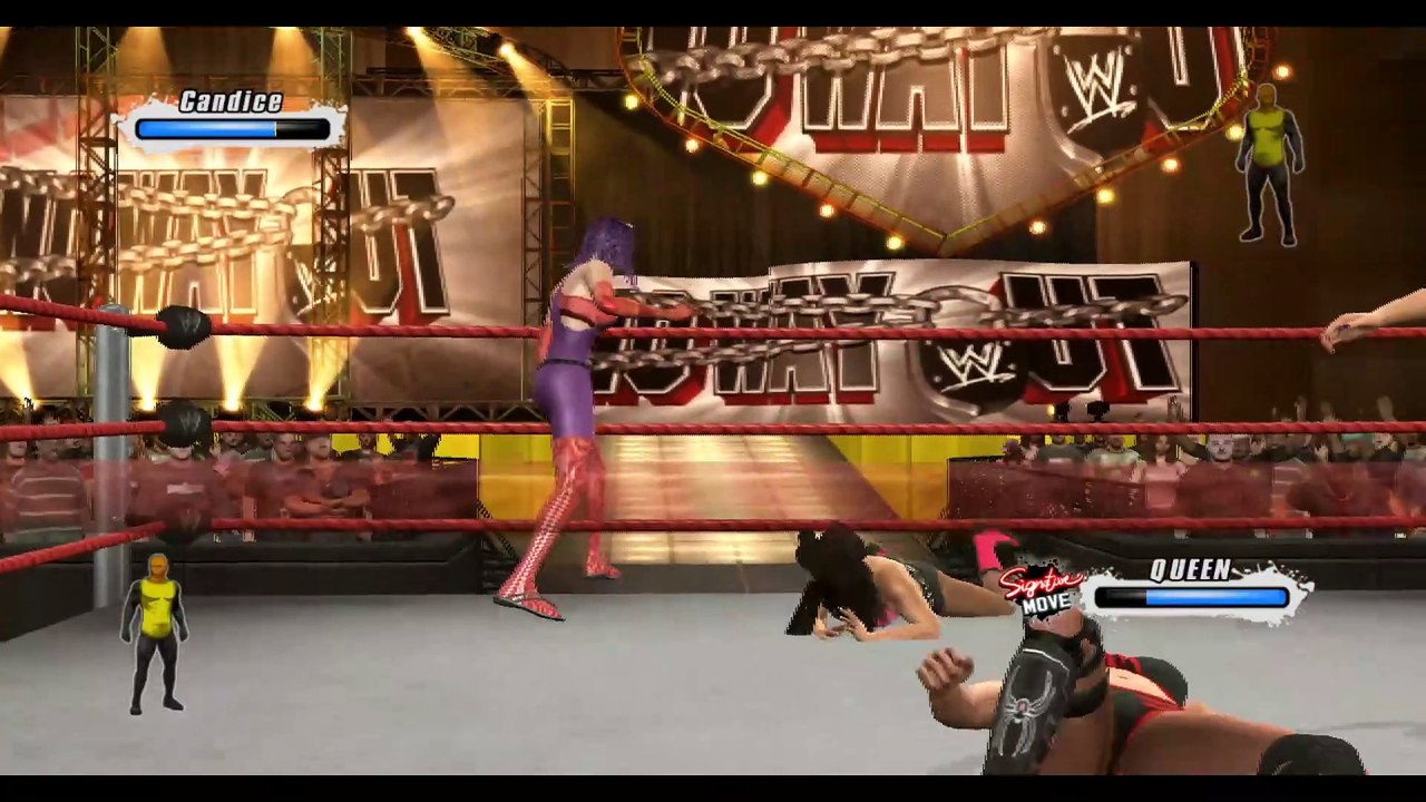 WWE SmackDown vs raw 2009 (PLAYSTATION) Its a 4 Way battle Royal