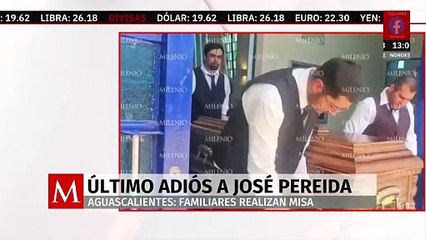 Familiares y amigos despiden a José Luis Pereida, funcionario asesinado en Teocaltiche