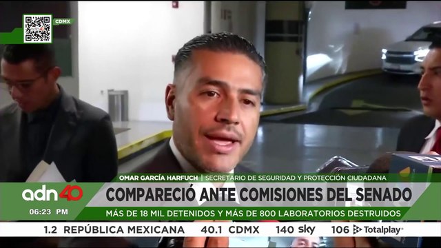 Omar Garcia Harfuch presenta en el Senado la Estrategia Nacional de Seguridad 2024-2030