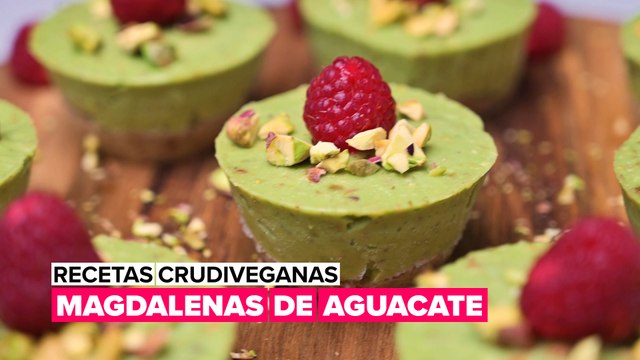 Recetas crudiveganas: magdalenas de aguacate