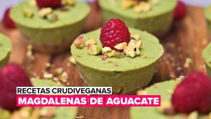 Recetas crudiveganas: magdalenas de aguacate