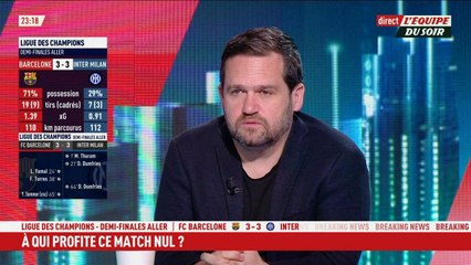 Barca 3-3 Inter Milan : À qui profite ce match nul ? - L'Équipe du Soir - extrait