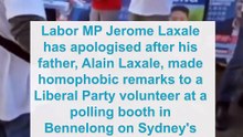 Labor MP's dad caught making homophobic slur at polling booth