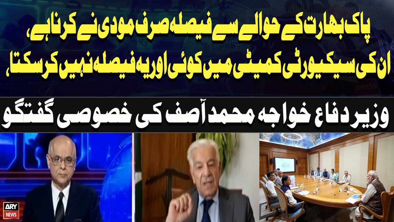 Only Modi Can Decide on Pakistan-India Matters, Not His Security Committee,Defence Minister