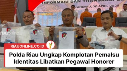 Polda Riau Ungkap Komplotan Pemalsu Identitas Libatkan Pegawai Honorer