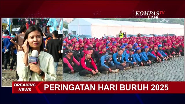 [FULL] Pantauan Pergerakan Buruh dari Pulo Gadung dan Karawang Menuju Perayaan May Day di Monas