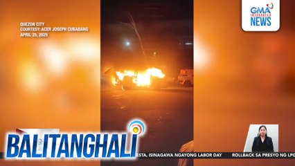 UV Express, nagliyab sa Visayas Avenue | Balitanghali