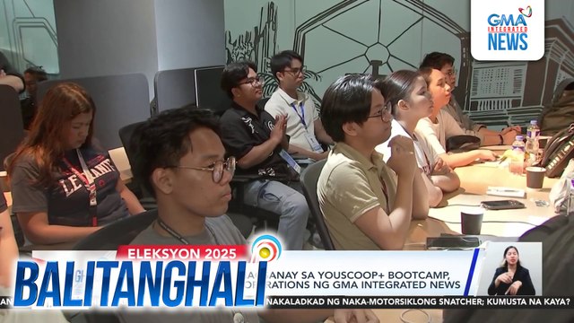 Mga estudyanteng nagsanay sa Youscoop+ bootcamp, tutulong sa digital operations ng GMA Integrated News | Balitanghali