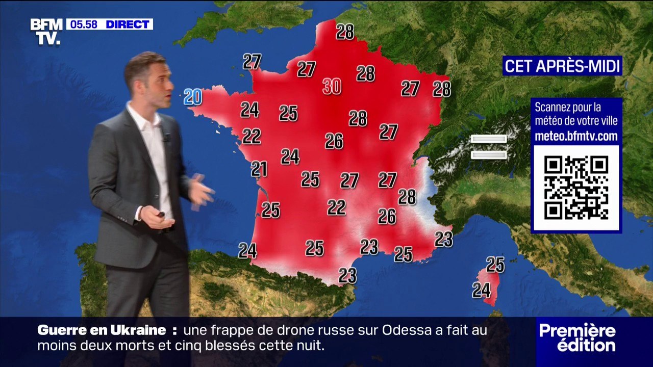 Du soleil sur toute la France, avec des températures comprises entre 20°C et 30°C... La météo de ce jeudi 1er mai