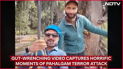 Unaware Tourist On Zipline Captures Pahalgam Terror Attack