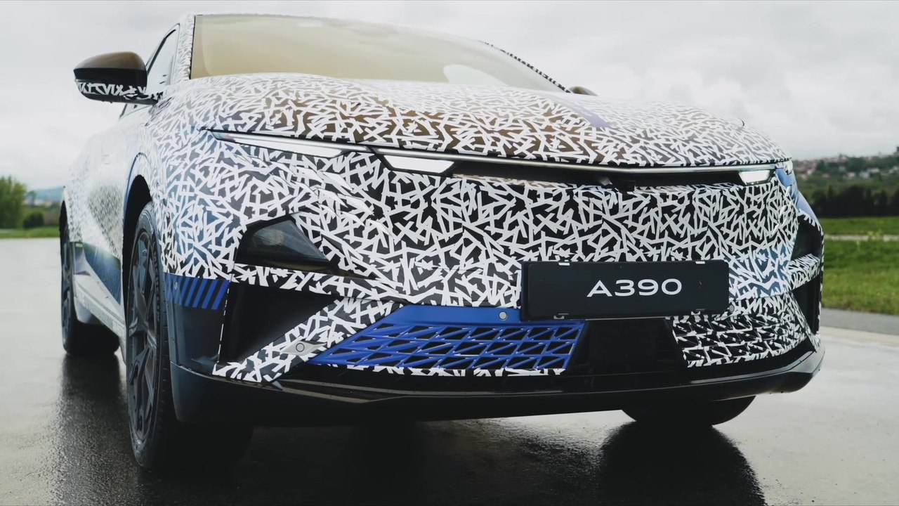 Letzter Test für die Alpine A390 - Das Design