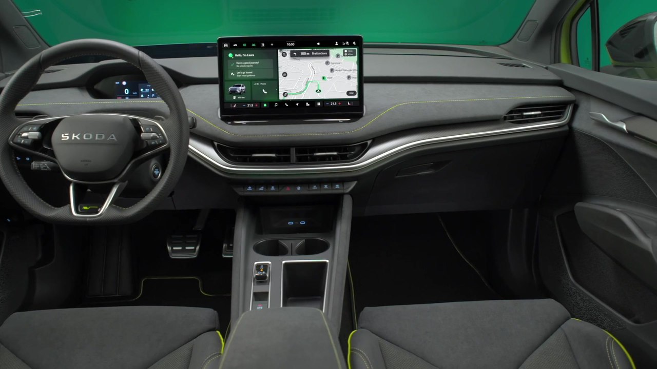 Der neue Škoda Elroq RS - Spezifische Design Selection für das Interieur