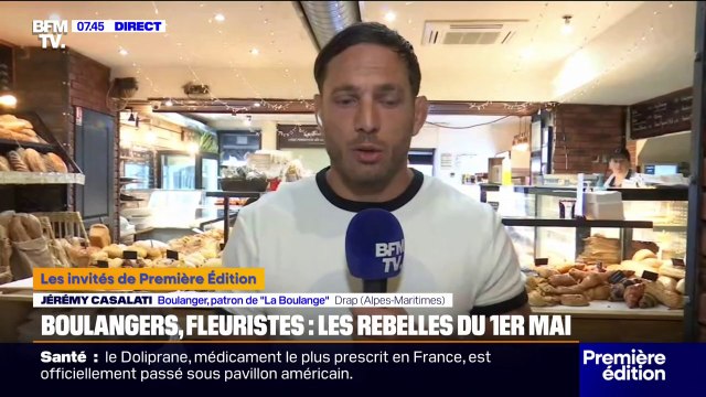 Mes employés ont le choix de venir travailler : ce boulanger brave l'interdiction et ouvre son commerce ce 1er mai