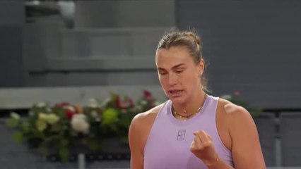 Madrid - Sabalenka élimine Kostyuk au terme d'un gros combat