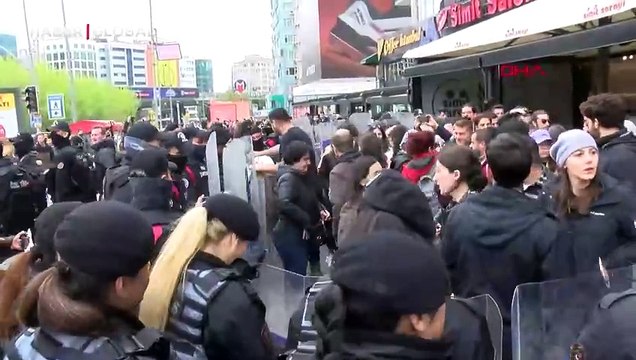 1 Mayıs Emek ve Dayanışma Günü'nde Mecidiyeköy'de yoğun güvenlik önlemi