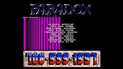 Amiga Cracktro Power Pinball by Paradox (1990)