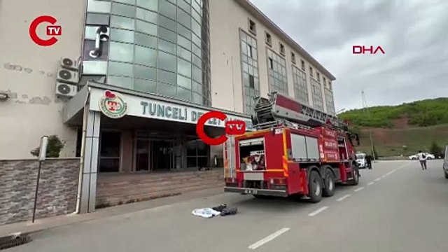 Tunceli Devlet Hastanesi’nde yangın; hastalar tahliye ediliyor