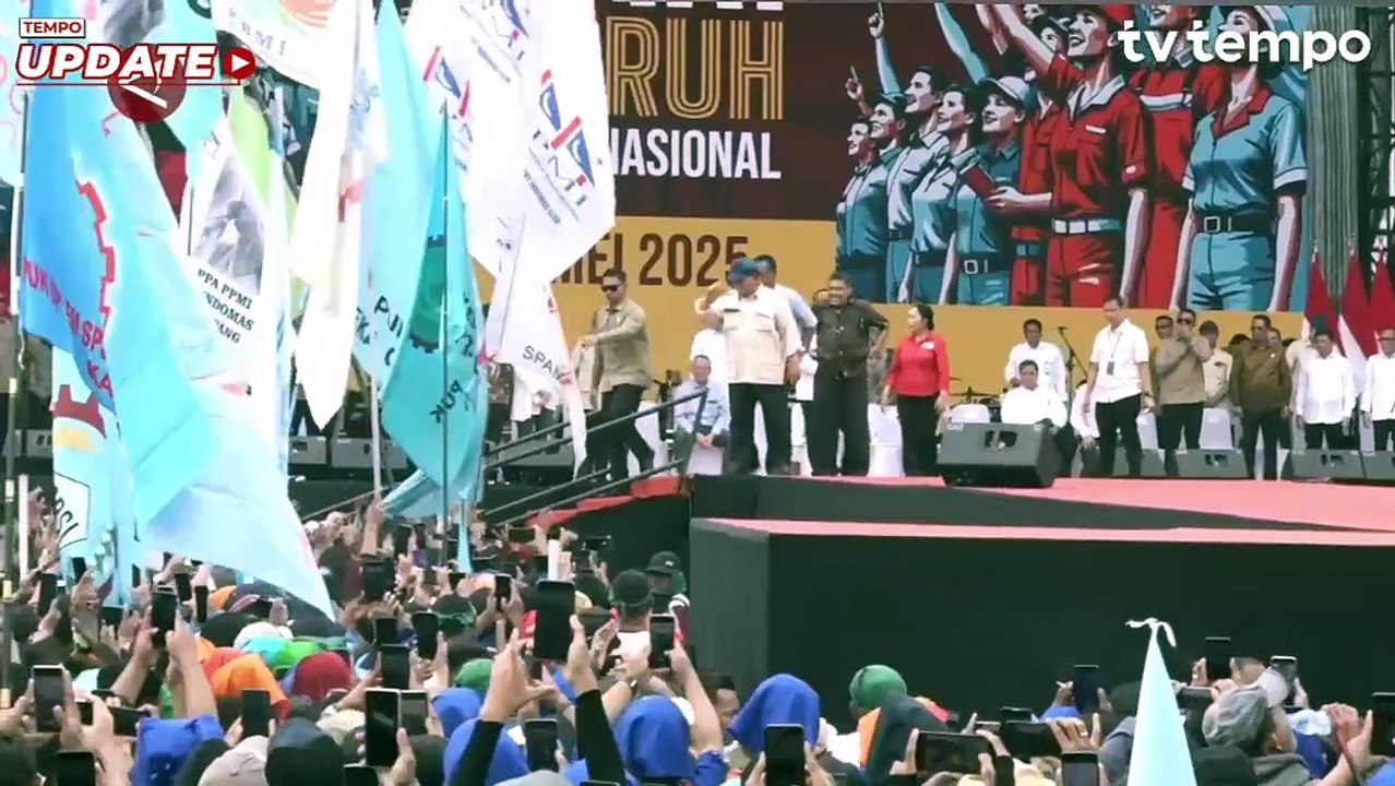 Presiden Prabowo Tegaskan Bela Hak Rakyat pada Peringatan Hari Buruh