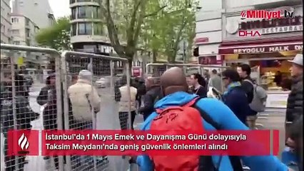 İstanbul'da 1 Mayıs önlemleri! İşlerine gidenler yürüdü, turistler araç bulamadı