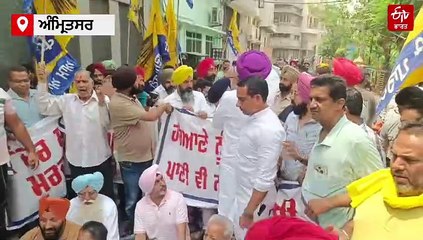 ‘ਅਸੀਂ ਆਪਣਾ ਹੱਕ ਮੰਗ ਰਹੇ ਹਾਂ ਭੀਖ ਨਹੀਂ’, ਪਾਣੀਆਂ ਦੇ ਮੁੱਦੇ ਨੂੰ ਲੈ ਕੇ ਭਾਜਪਾ ਖਿਲਾਫ ਸੜਕਾਂ 'ਤੇ ਉੱਤਰੇ ਕੈਬਨਿਟ ਮੰਤਰੀ