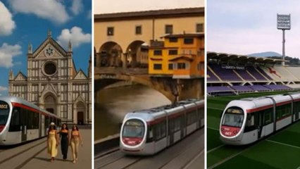 Eman Rus e una tramvia senza confini che si impossessa di Firenze