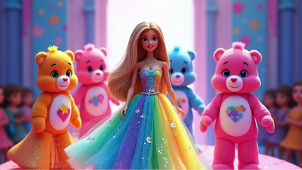The Caring Fashion Show barbie fashion show with care bears  ⁨@smilentales⁩