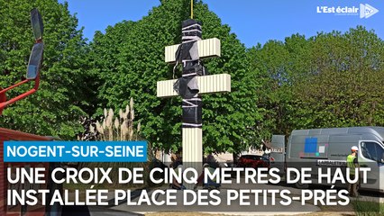 Devoir de mémoire : une croix de Lorraine installée à Nogent-sur-Seine