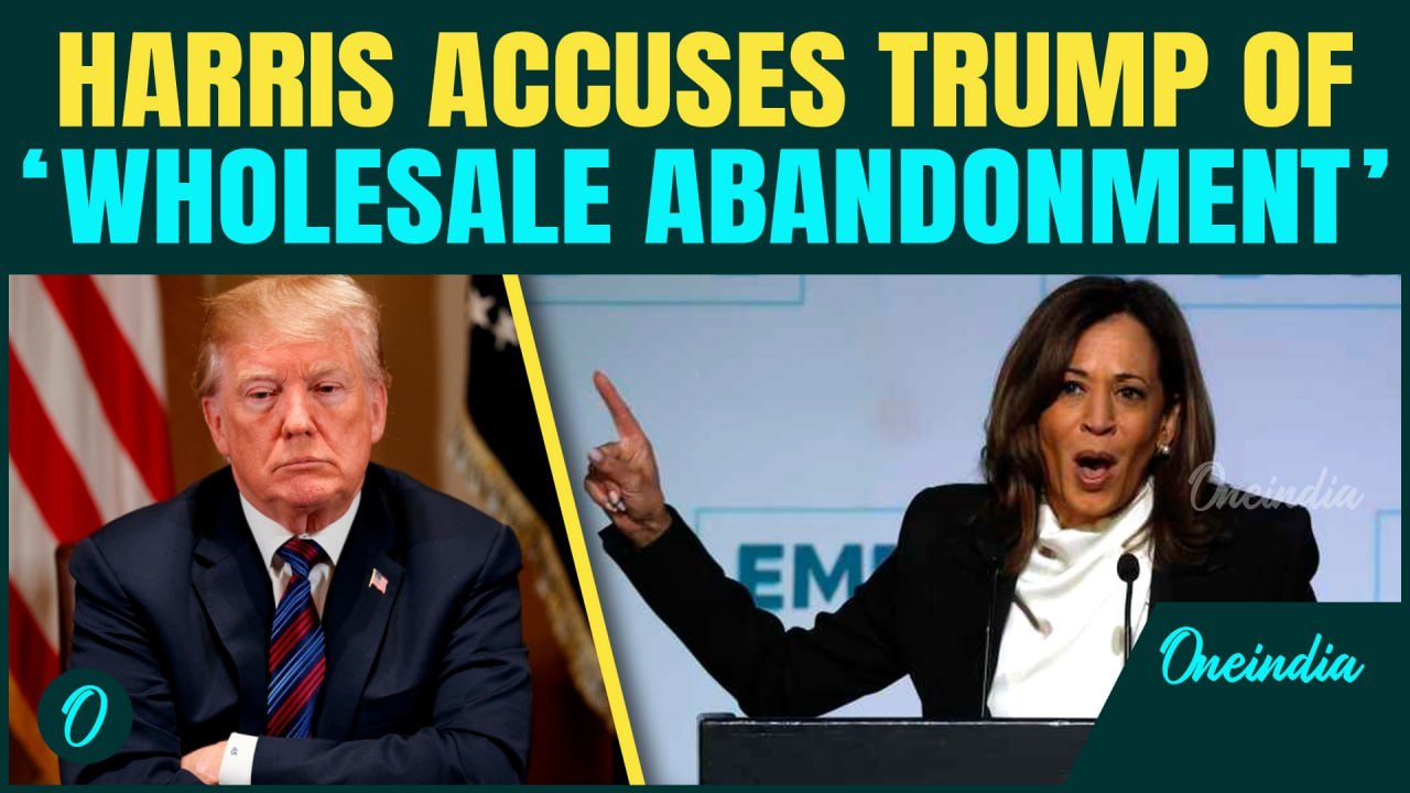 FULL SPEECH: Kamala Harris' Scathing Attack On Trump In First Public Speech Since Leaving VP Office