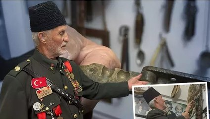 Kurtuluş Savaşı’nda mücadele eden dedesinin malzemeleriyle evin odasını müzeye çevirdi