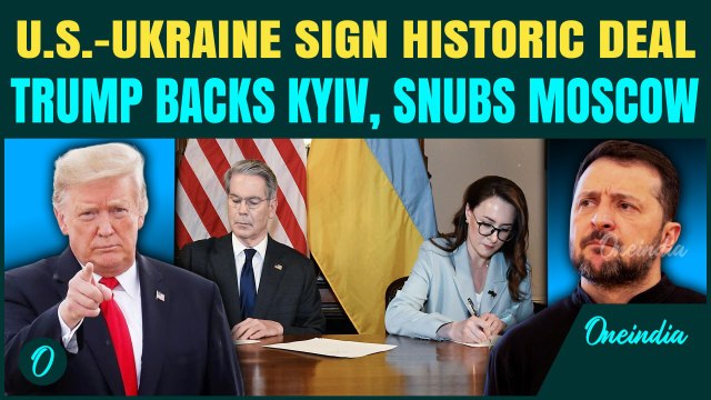 U.S.-Ukraine SEAL Rare Earth Mineral Deal | Kyiv Wins Security & Military Backing From Trump