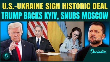 U.S.-Ukraine SEAL Rare Earth Mineral Deal | Kyiv Wins Security & Military Backing From Trump