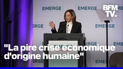 "Une vision étroite et égoïste de l'Amérique": de retour sur la scène nationale, Kamala Harris s'en prend à la politique de Donald Trump