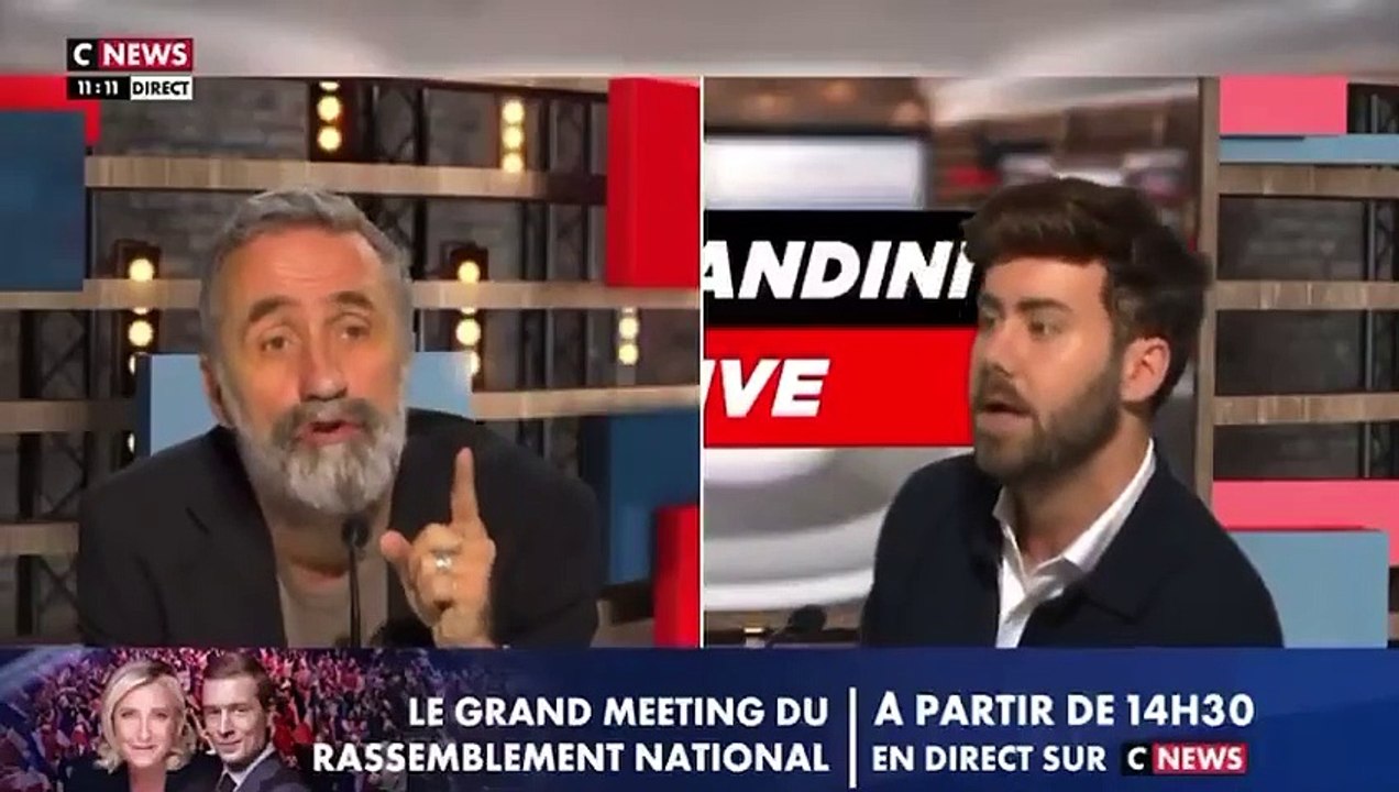 Incident en direct ce midi sur le plateau Morandini Live quand le philosophe Mathias Leboeuf furieux quitte le plateau après un très vif échange avec le journaliste Jordan Florentin de Frontières